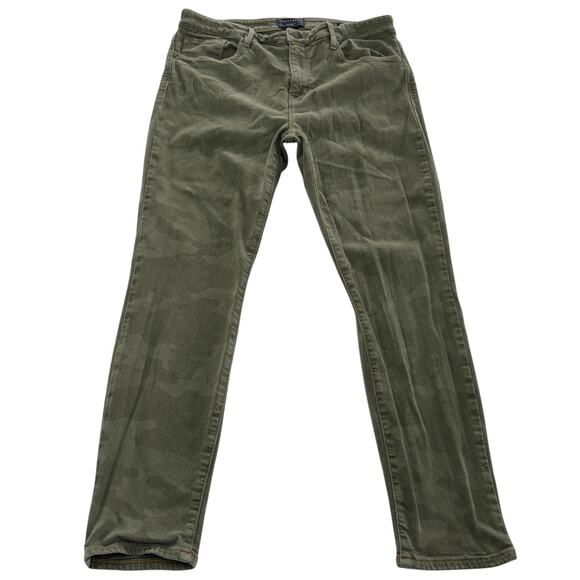 Sanctuary Pants Womens 31 Camo Social Ankle Skinny Standard Rise Denim Jeans - Picture 1 of 8